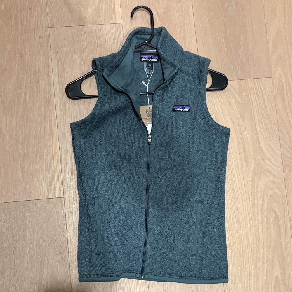 NWT Patagonia Green Blue Better Sweater Vest